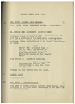 Moe Howard's 15pp. ''Final Draft'' Script Dated May 1952 for The Three Stooges Film ''Loose Loot'' -- Signed by Moe on Cover, ''Moe Howard'' -- With Additional Shot List Page -- Very Good Plus